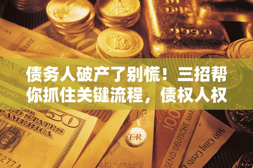 武汉债务人破产了别慌！三招帮你抓住关键流程，债权人权益不再缩水