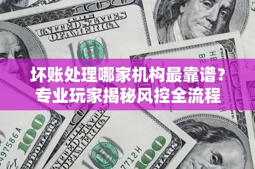 武汉坏账处理哪家机构最靠谱？专业玩家揭秘风控全流程