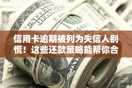 武汉信用卡逾期被列为失信人别慌！这些还款策略能帮你合法止损