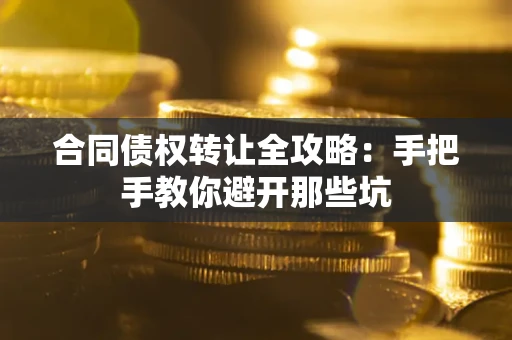 武汉合同债权转让全攻略：手把手教你避开那些坑