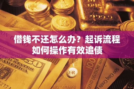 武汉借钱不还怎么办？起诉流程如何操作有效追债