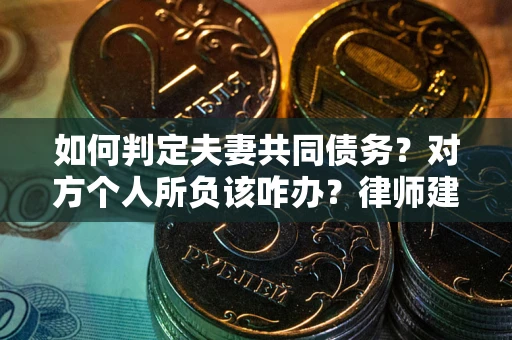 武汉如何判定夫妻共同债务？对方个人所负该咋办？律师建议
