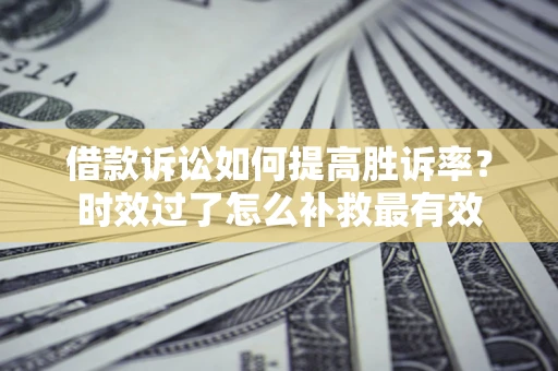 武汉借款诉讼如何提高胜诉率？时效过了怎么补救最有效