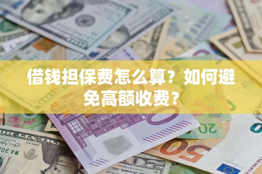 武汉借钱担保费怎么算？如何避免高额收费？