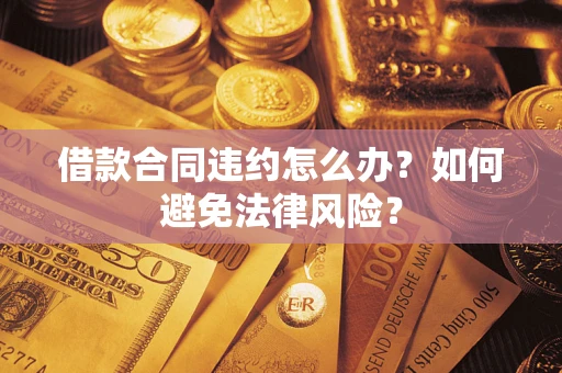 武汉借款合同违约怎么办？如何避免法律风险？